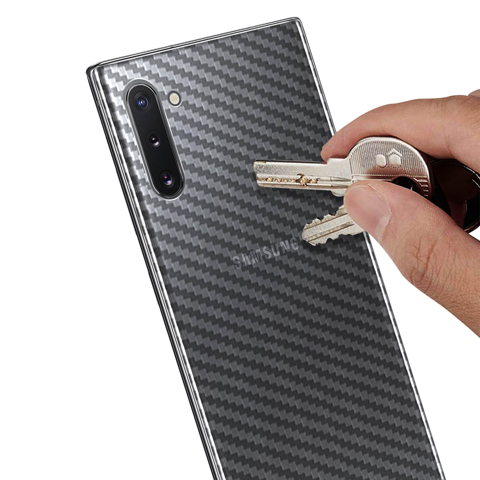 IMAK Latex Schutzfolie mit ölabweisender Note Samsung Galaxy Schutzfolien(für 10) Beschichtung