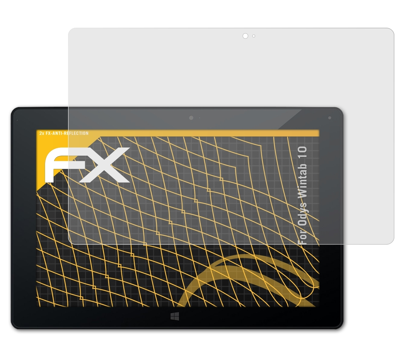 ATFOLIX 2x FX-Antireflex Displayschutz(für Odys Wintab 10)