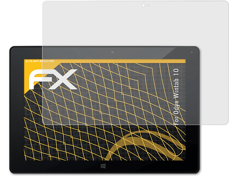 ATFOLIX 2x FX-Antireflex Displayschutz(für Odys 10) Wintab