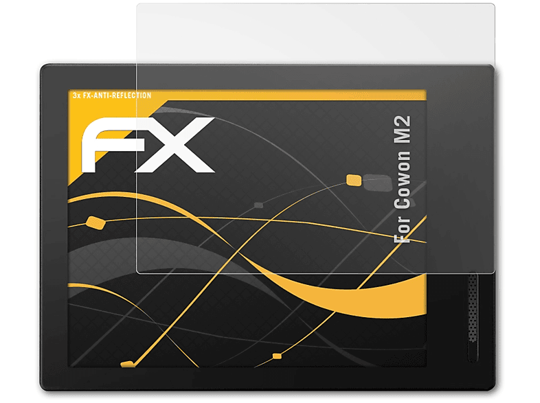ATFOLIX 3x Cowon M2) Displayschutz(für FX-Antireflex