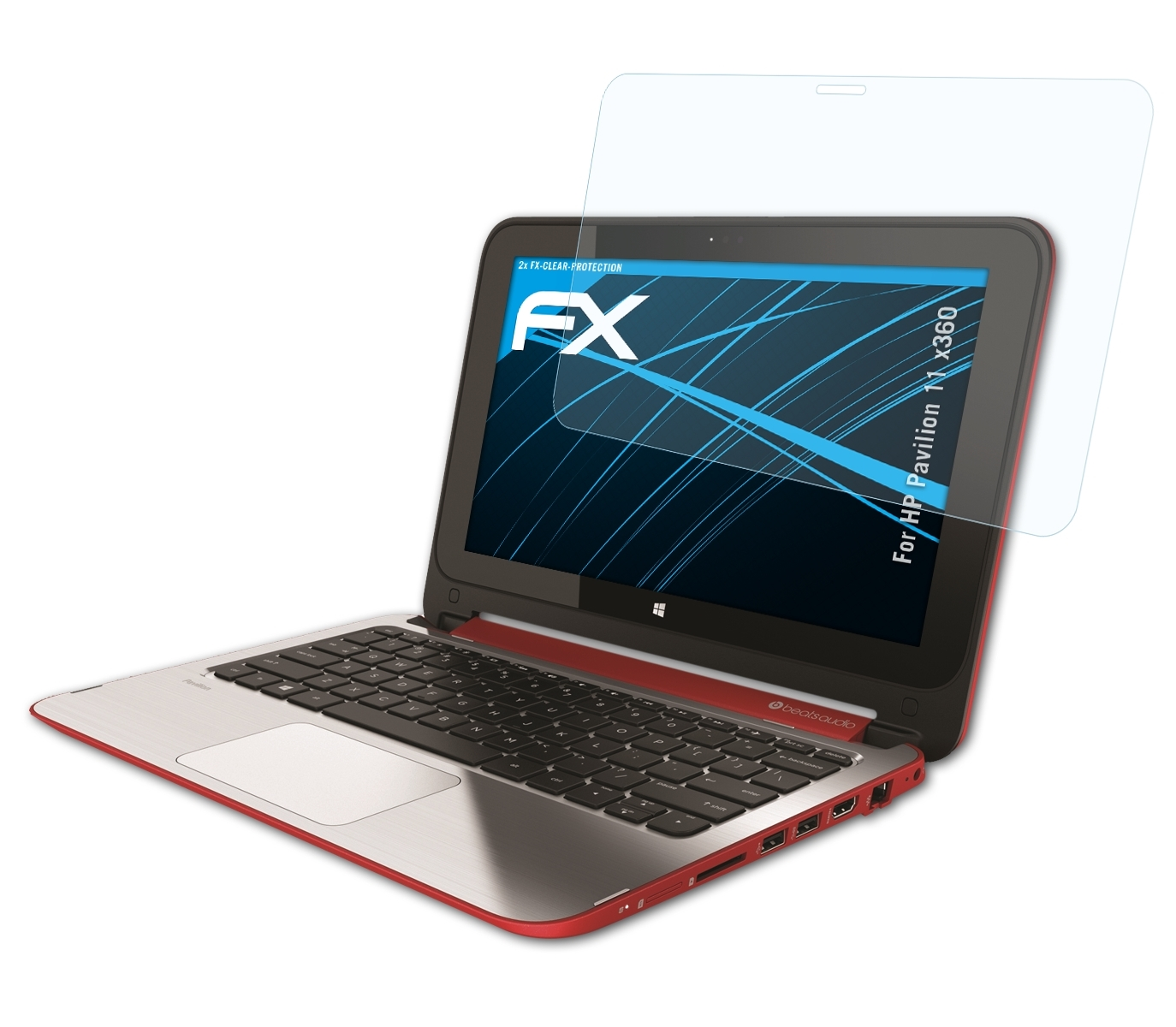 ATFOLIX 2x x360) FX-Clear Pavilion HP 11 Displayschutz(für
