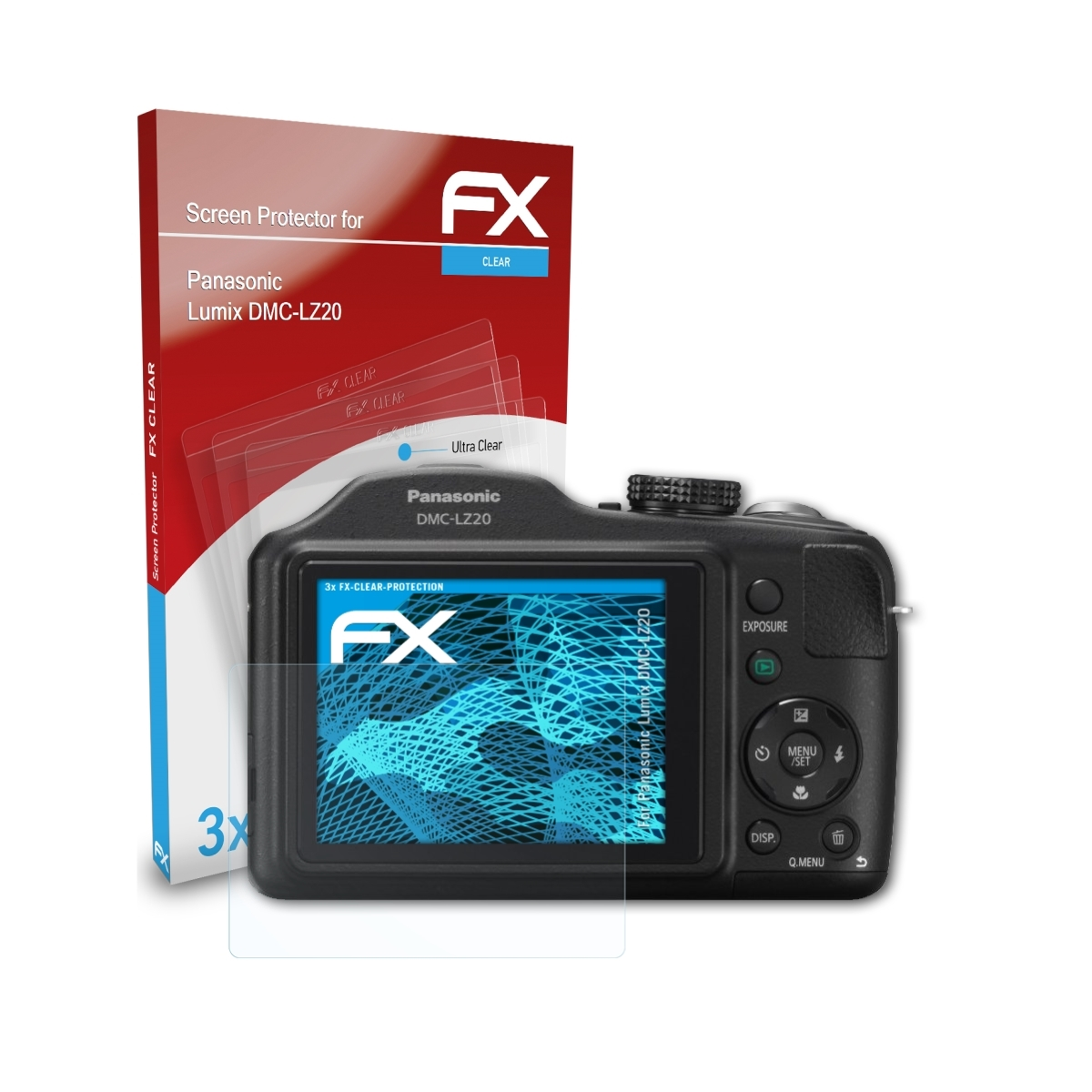 ATFOLIX DMC-LZ20) Displayschutz(für FX-Clear 3x Panasonic Lumix
