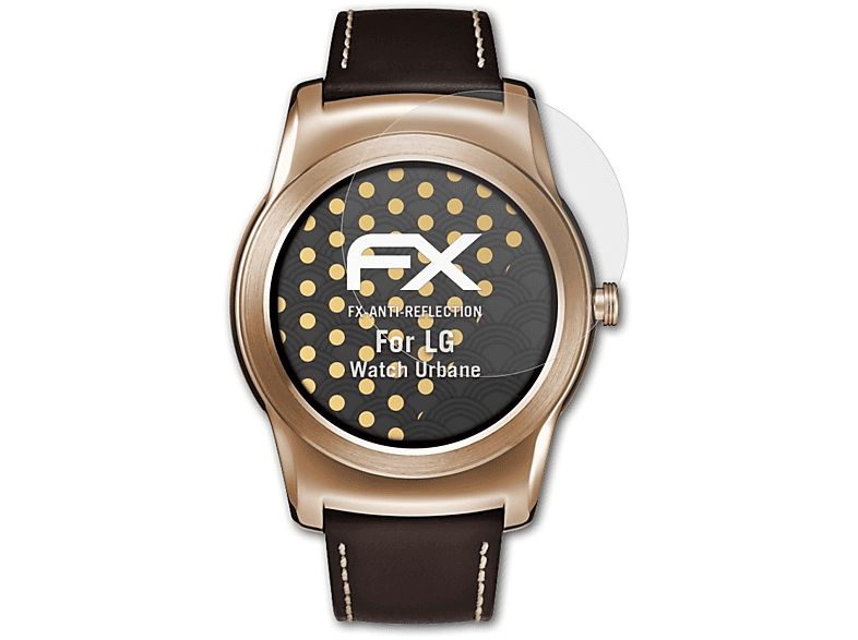 ATFOLIX 3x FX-Antireflex Displayschutz(für LG Watch Urbane)