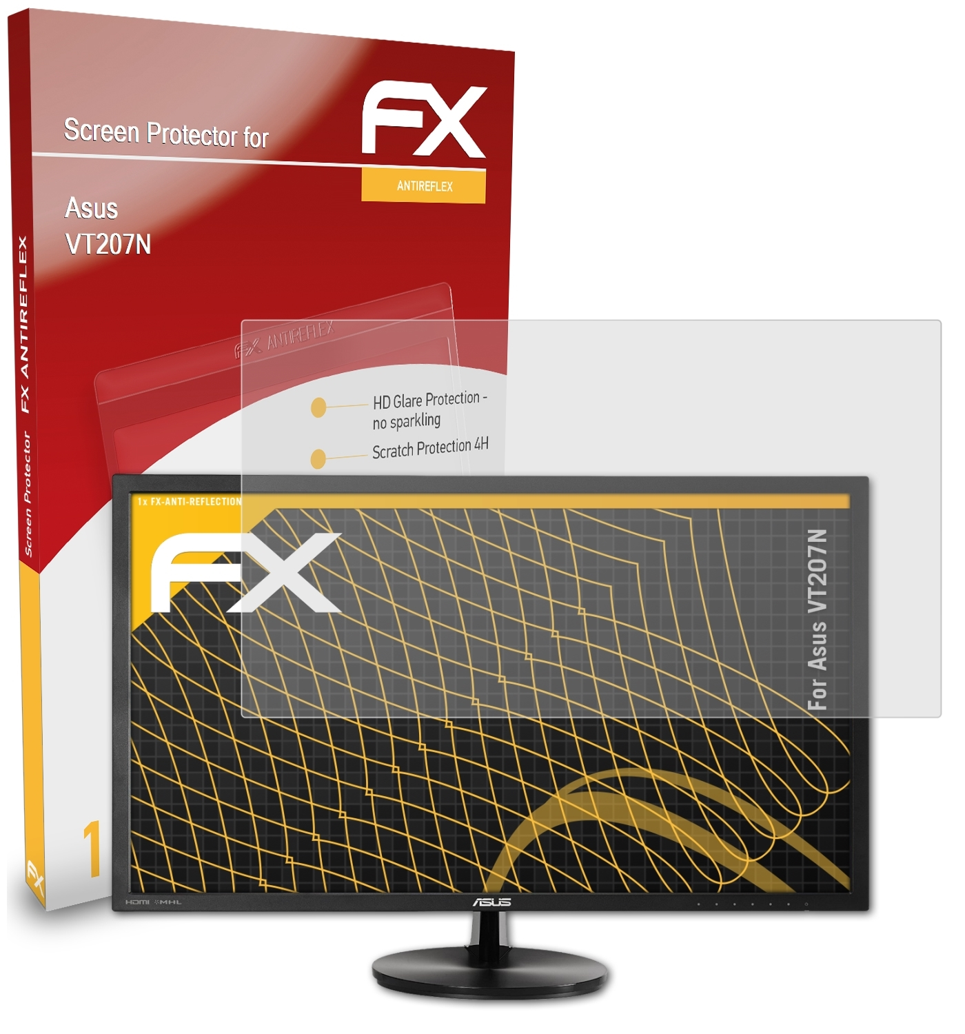 ATFOLIX FX-Antireflex Displayschutz(für VT207N) Asus