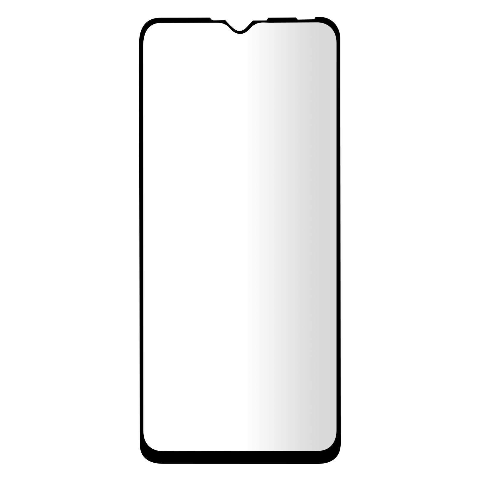 Schwarz G20) Moto Glas Härtegrad, mit Motorola Gehärtetes AVIZAR Schutzfolie Glas-Folien(für 9H Rand