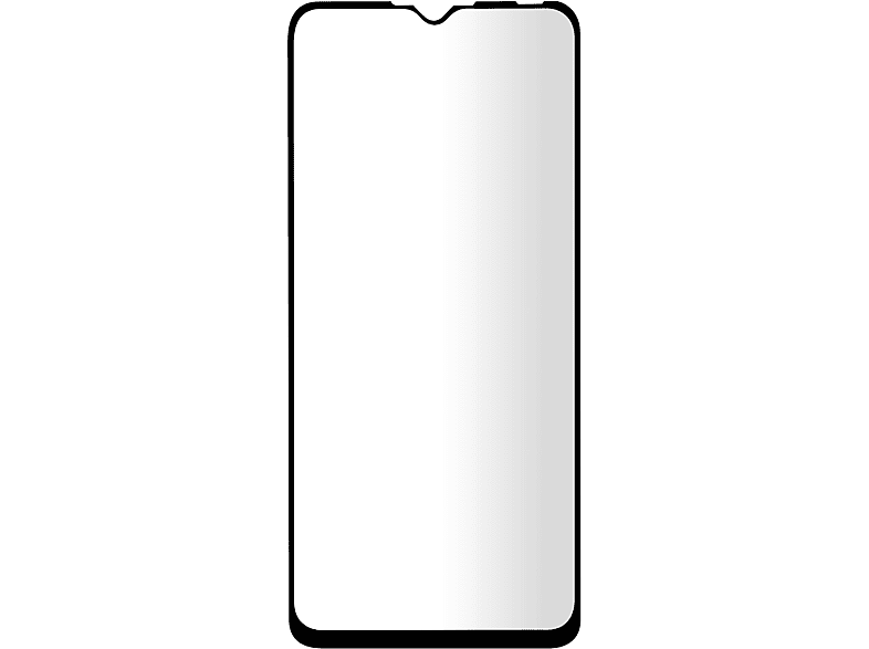 AVIZAR Gehärtetes Glas Schutzfolie mit 9H Härtegrad, Rand Schwarz Glas-Folien(für Motorola Moto G20)