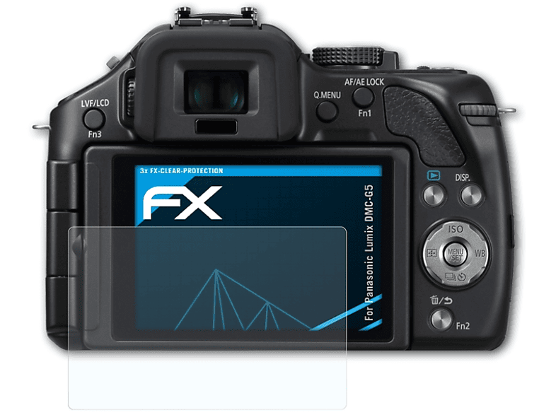 ATFOLIX 3x FX-Clear Displayschutz(für Panasonic DMC-G5) Lumix