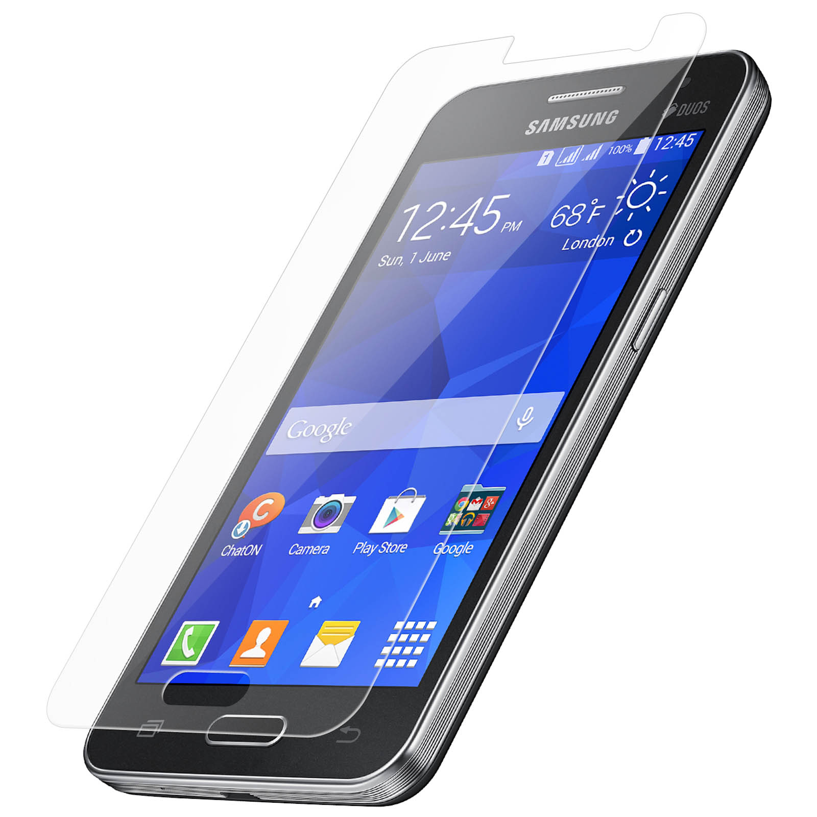 Samsung Gehärtetes Schutzfolie Glas AVIZAR 9H Galaxy mit Prime) Grand Härtegrad Glas-Folien(für