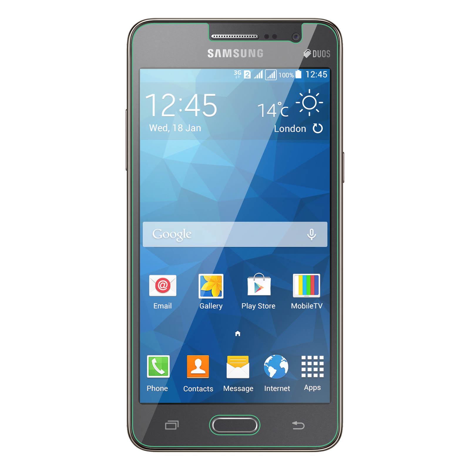 Samsung mit Glas-Folien(für AVIZAR Grand Schutzfolie Glas 9H Gehärtetes Galaxy Prime) Härtegrad