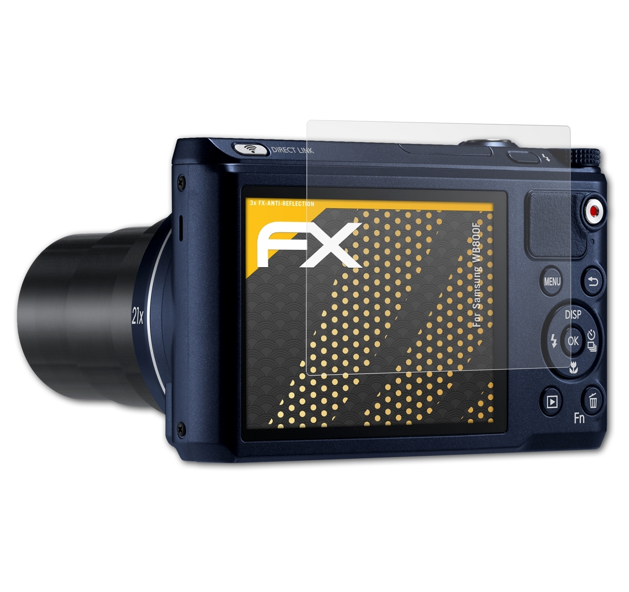 WB800F) 3x FX-Antireflex Displayschutz(für Samsung ATFOLIX