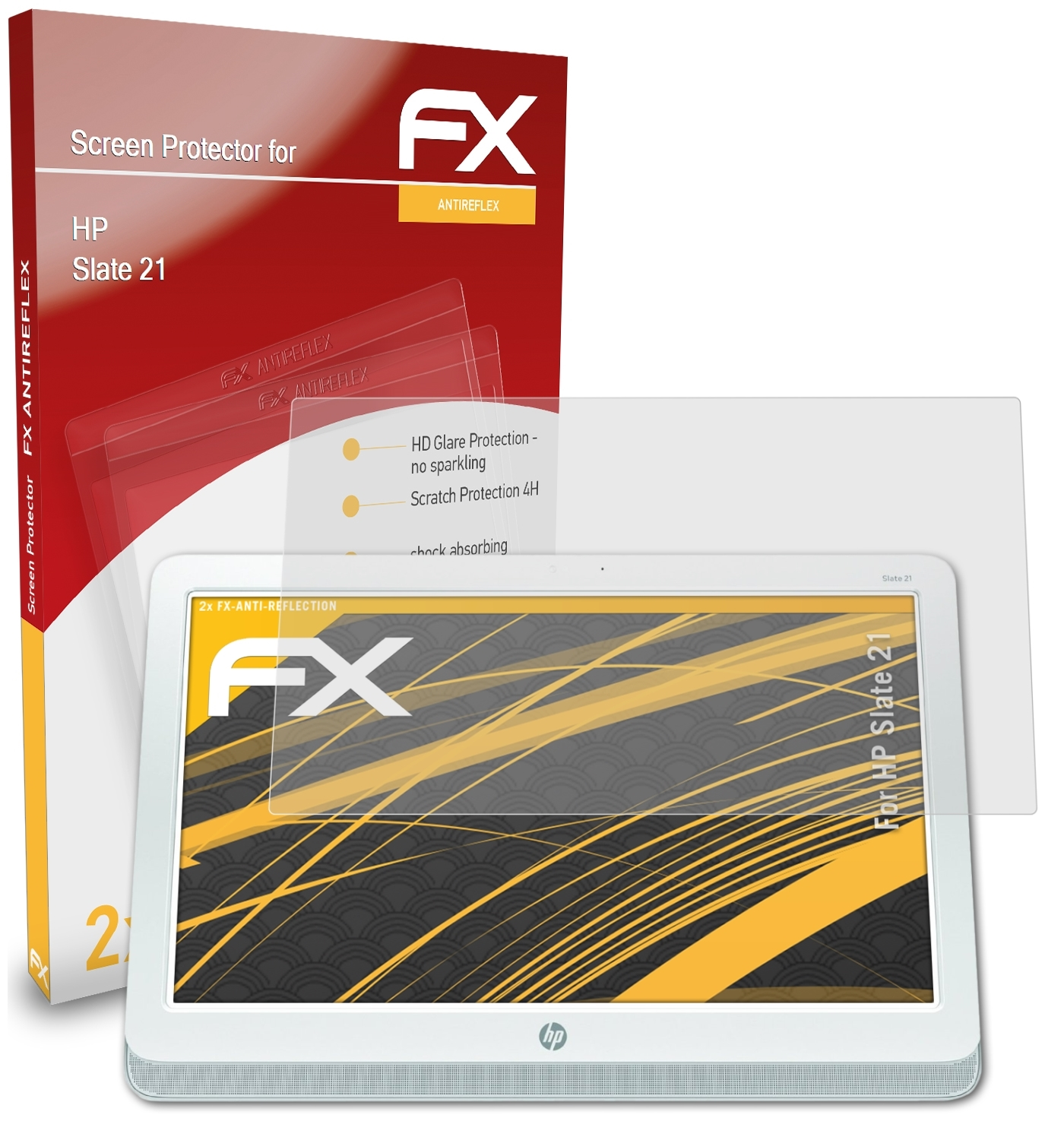 ATFOLIX 2x FX-Antireflex Displayschutz(für HP 21) Slate