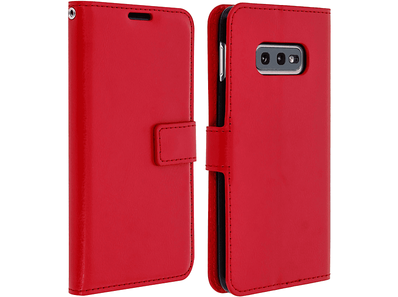 Galaxy Samsung, AVIZAR Bookcover, Series, Rot S10e, Vintage