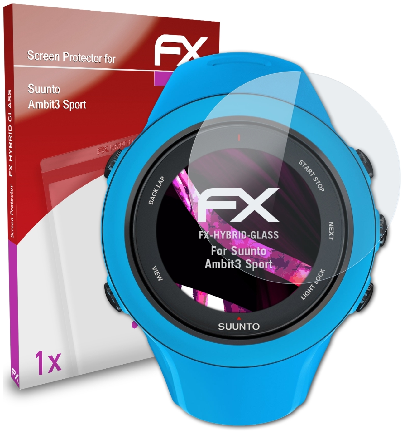 Sport) FX-Hybrid-Glass ATFOLIX Ambit3 Suunto Schutzglas(für