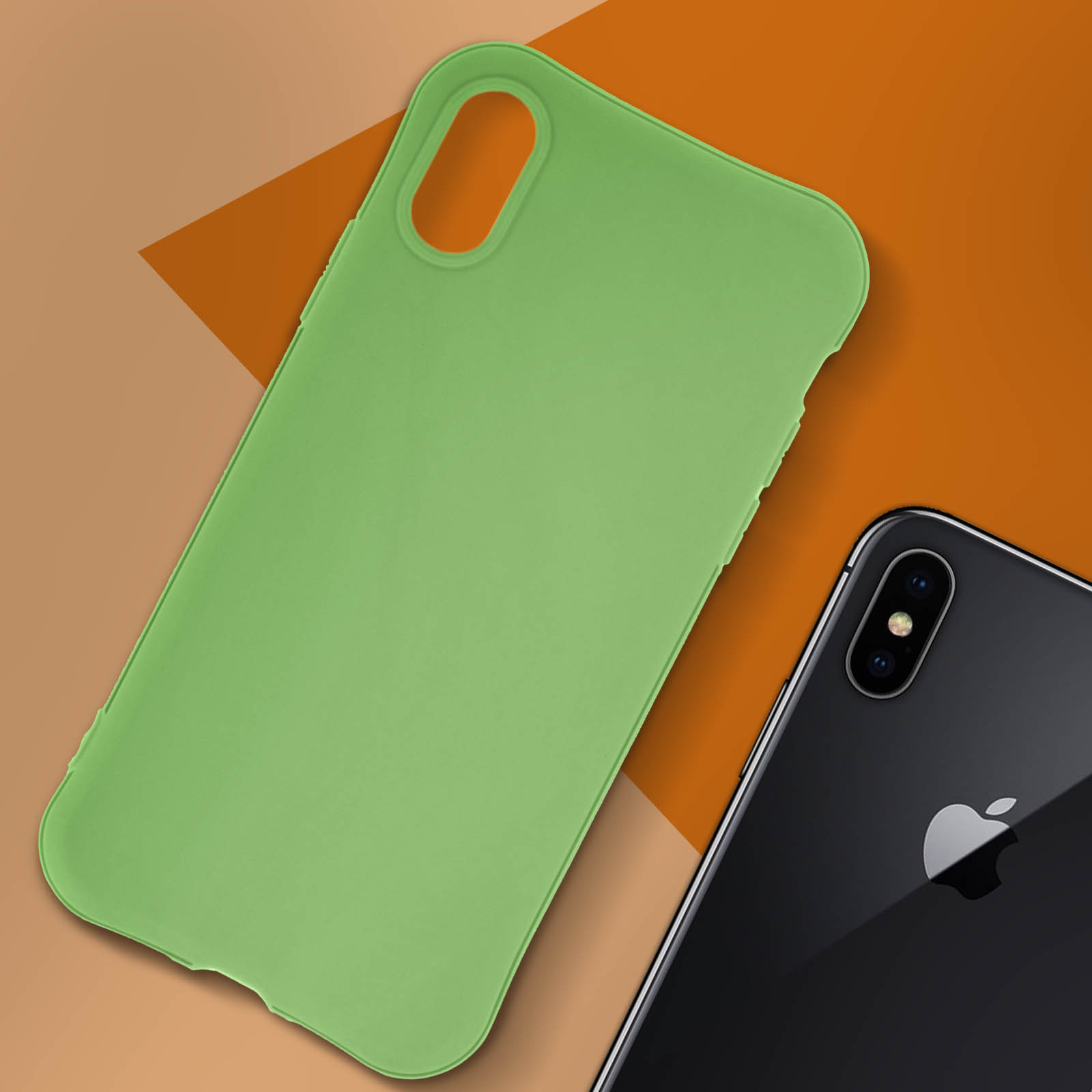 Backcover, iPhone Apple, AVIZAR XS Series, Grün Refined Max,