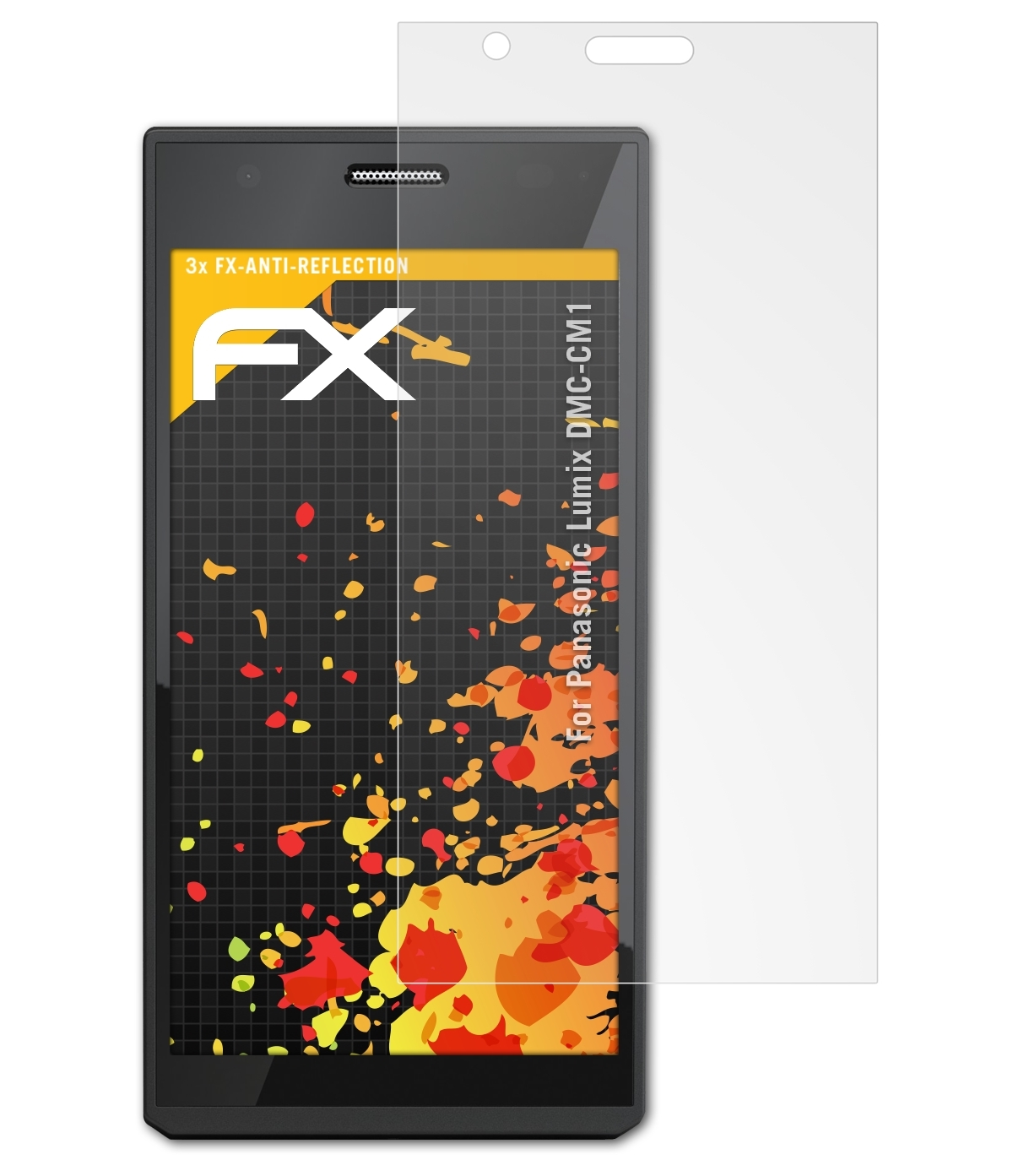 DMC-CM1) ATFOLIX Displayschutz(für 3x FX-Antireflex Lumix Panasonic