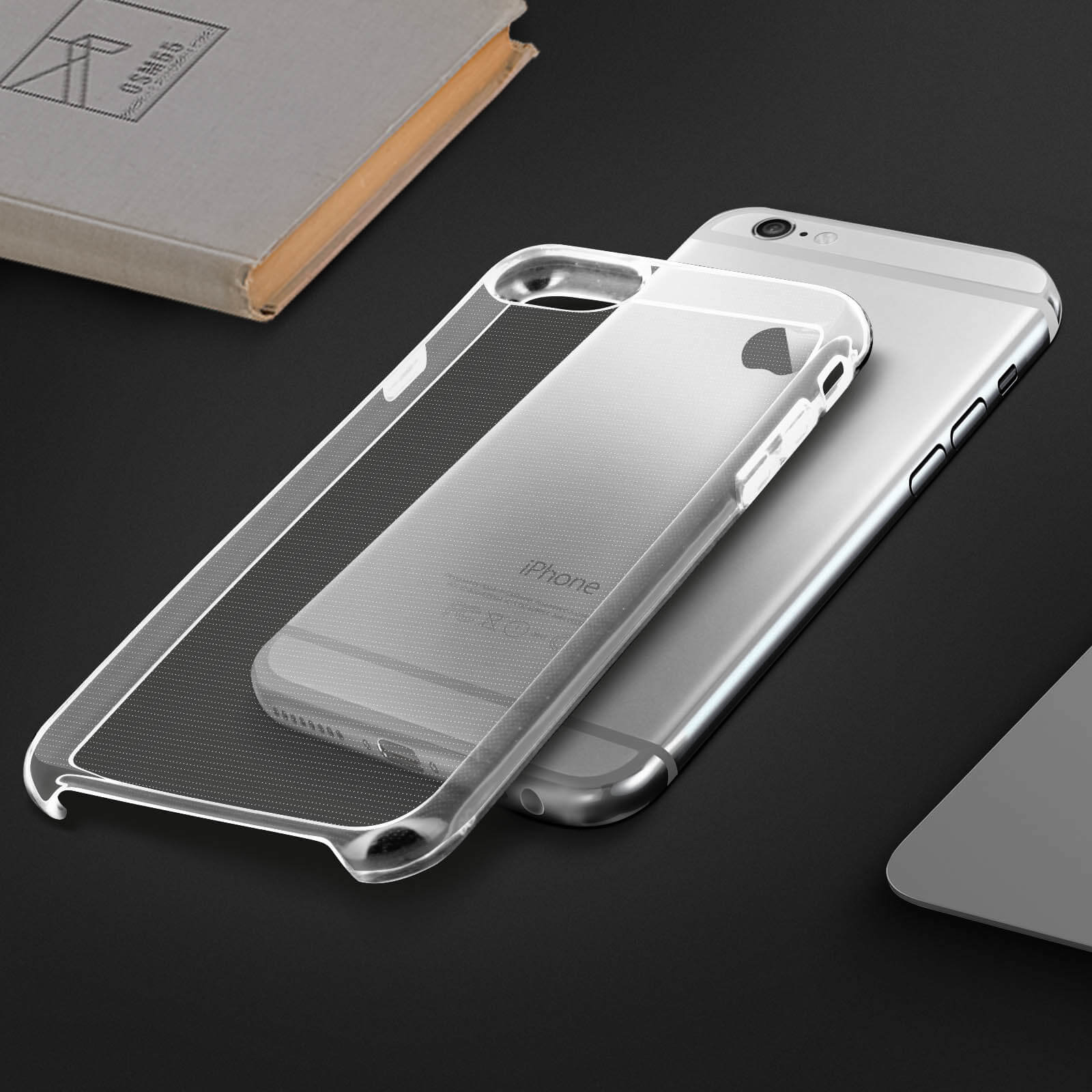 Apple, Kristal Transparent iPhone AVIZAR Plus, Series, 8 Backcover,