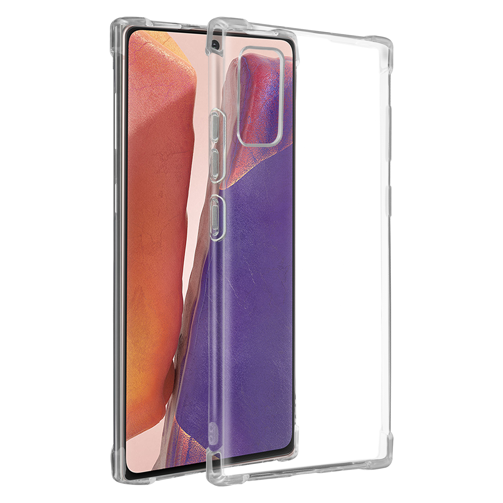 Refined Backcover, Note Galaxy Samsung, AVIZAR 20, Transparent Series,