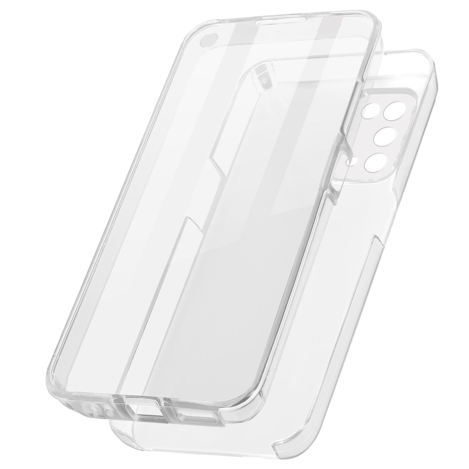Oppo, Oppo AVIZAR Series, A54 Full 5G, Rundumschutz Transparent Cover,