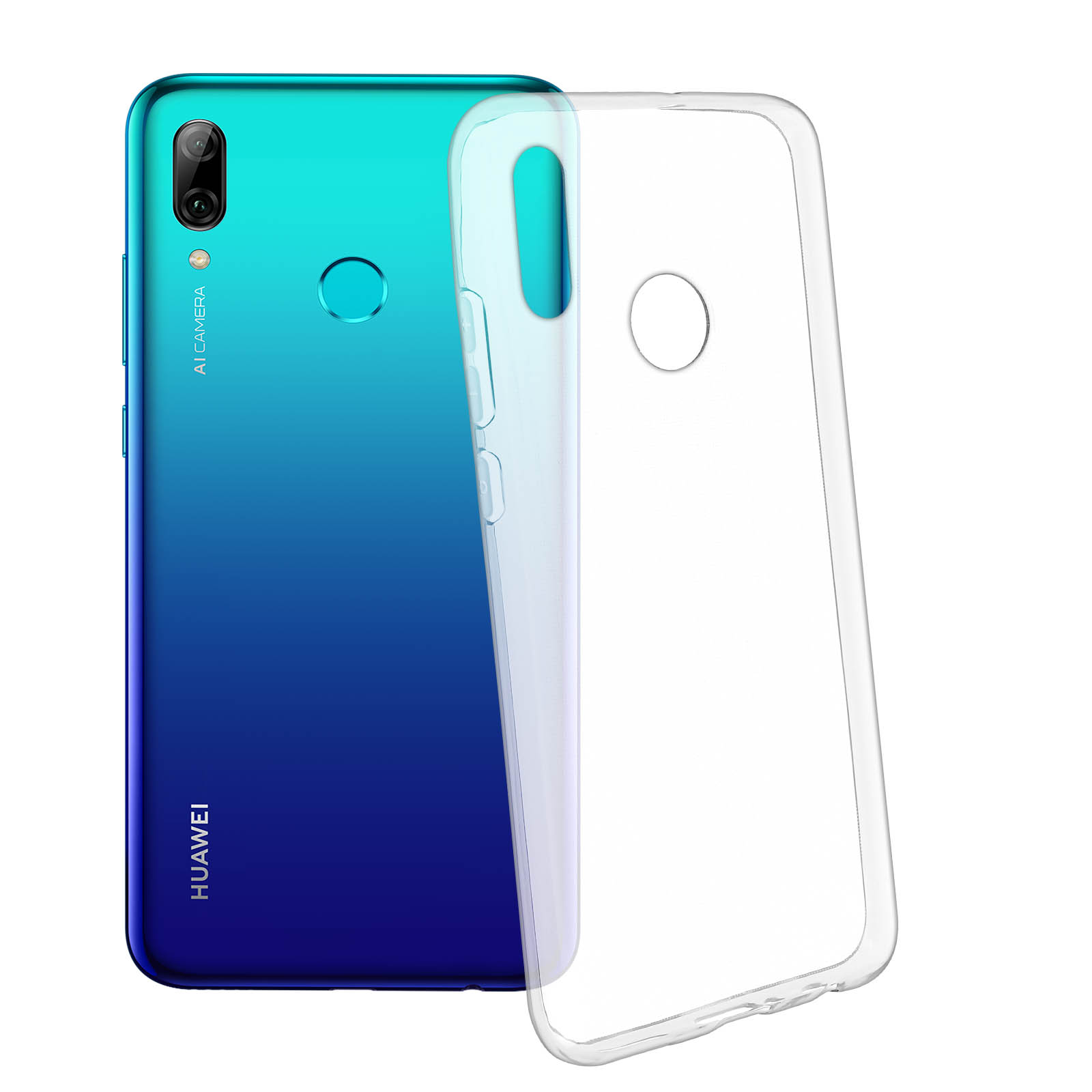 2019, Huawei, AKASHI Transparent Backcover, Skin Series, Y7