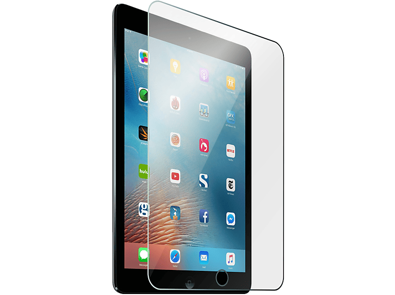 AVIZAR Gehärtetes Glas Schutzfolie mit 9H Härtegrad Glas-Folien(für Apple iPad Mini 5 2019)