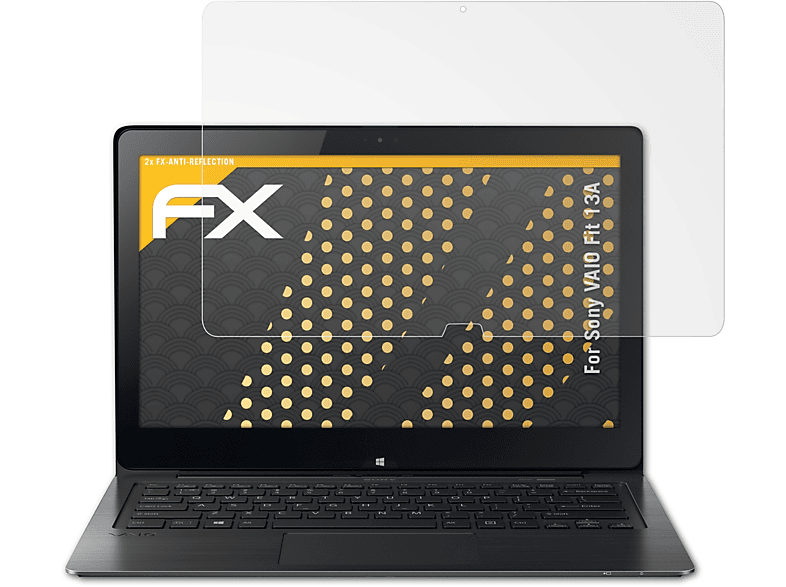 ATFOLIX 2x 13A) Sony Displayschutz(für FX-Antireflex Fit VAIO