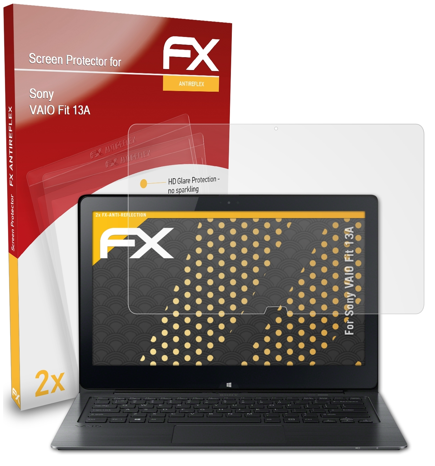 ATFOLIX 2x 13A) Sony Displayschutz(für FX-Antireflex Fit VAIO