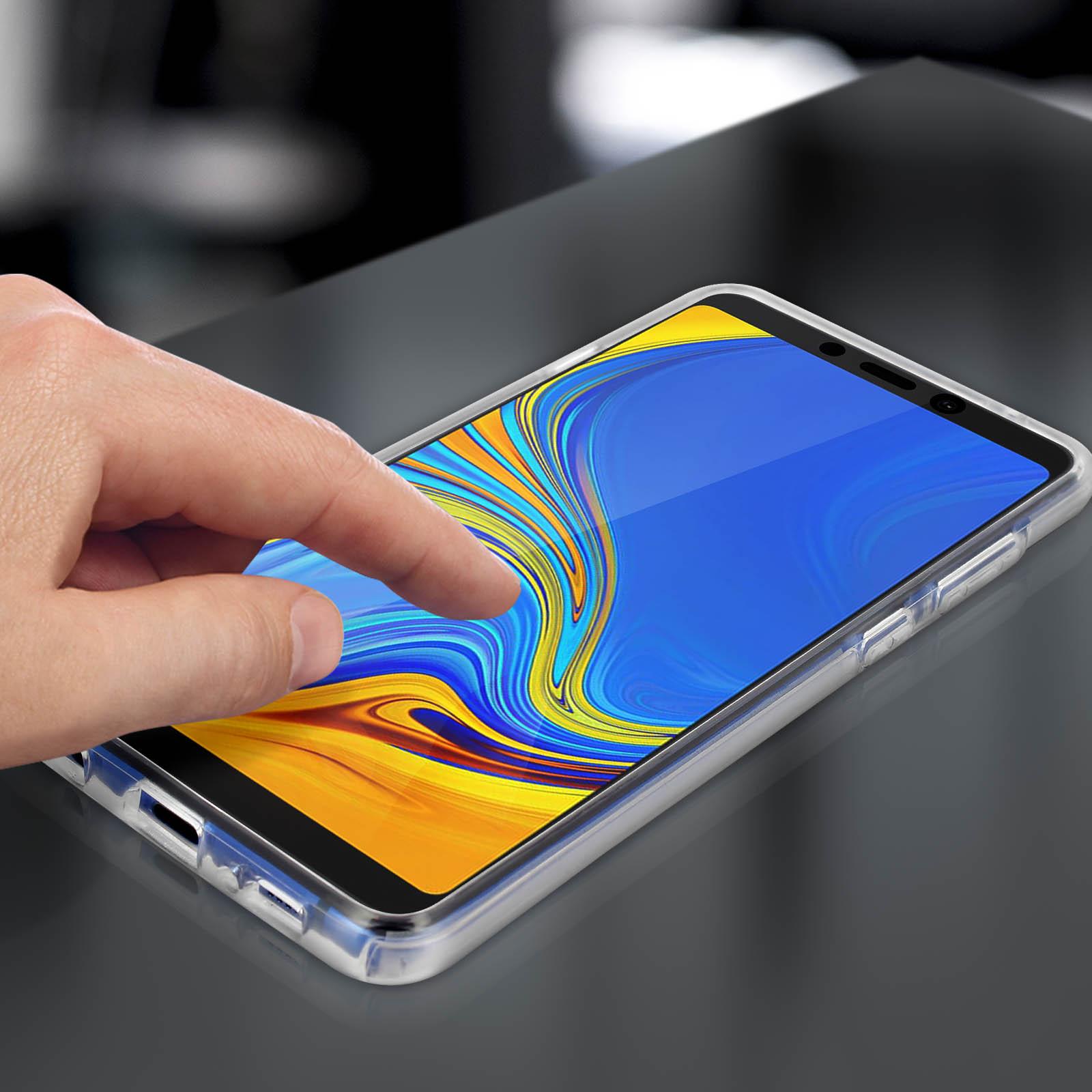 AVIZAR Rundumschutz Series, Full A9 Cover, Samsung, Galaxy Transparent 2018