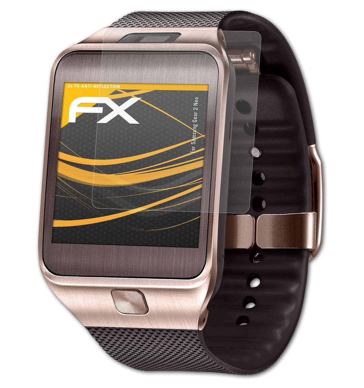 ATFOLIX 3x Gear Neo) 2 FX-Antireflex Samsung Displayschutz(für