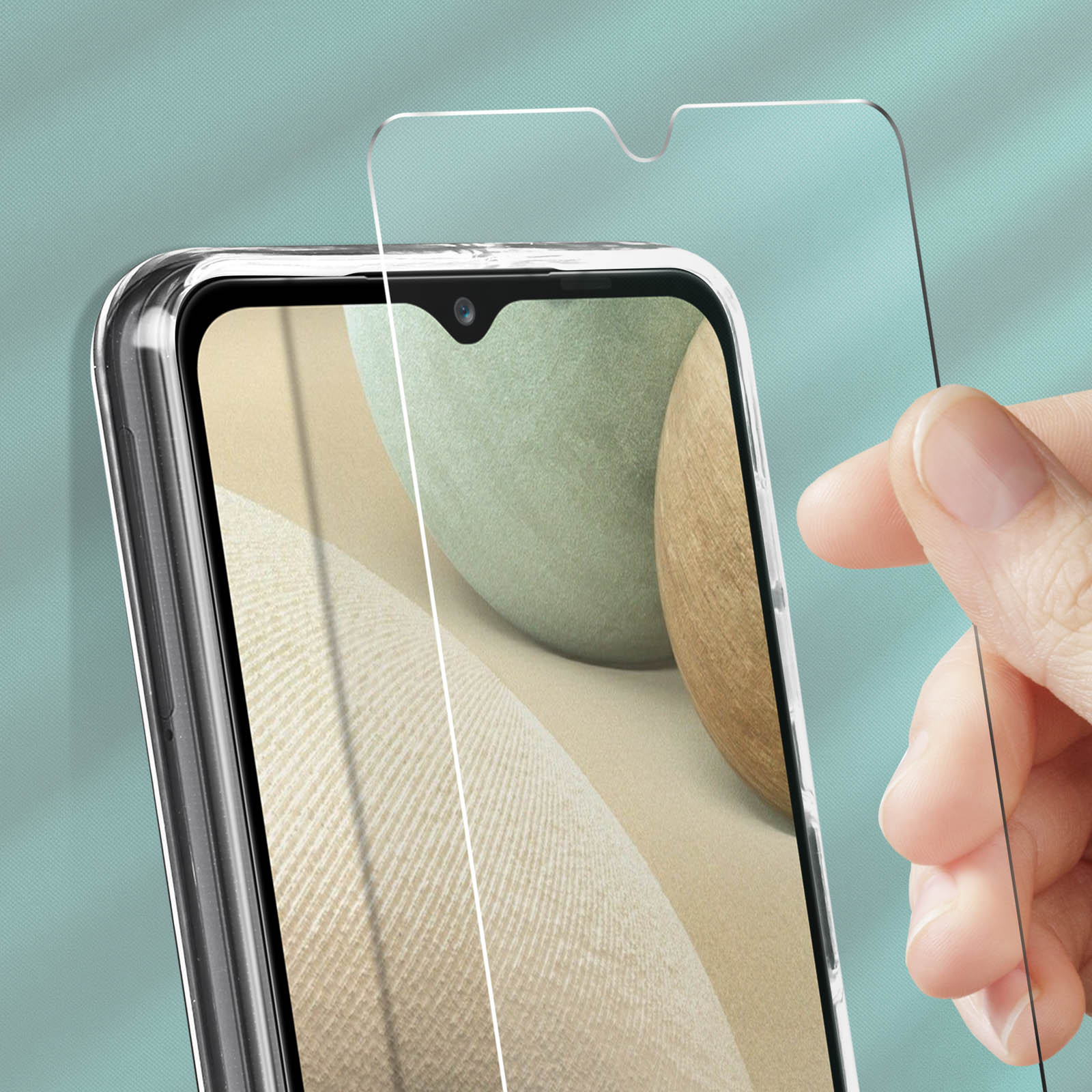 Samsung, Set A12, Backcover, AVIZAR Galaxy Series, Transparent