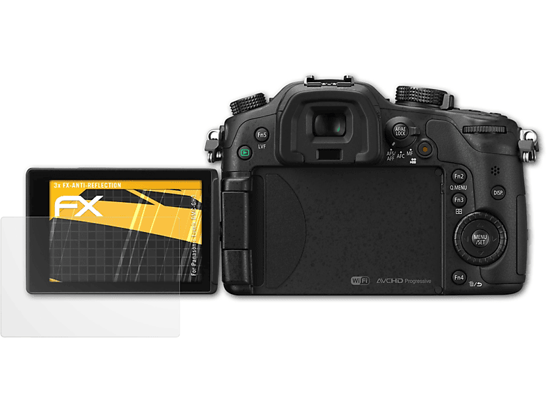 Informationen zum Versandhandel ATFOLIX 3x FX-Antireflex Displayschutz(für Panasonic DMC-GH3) Lumix