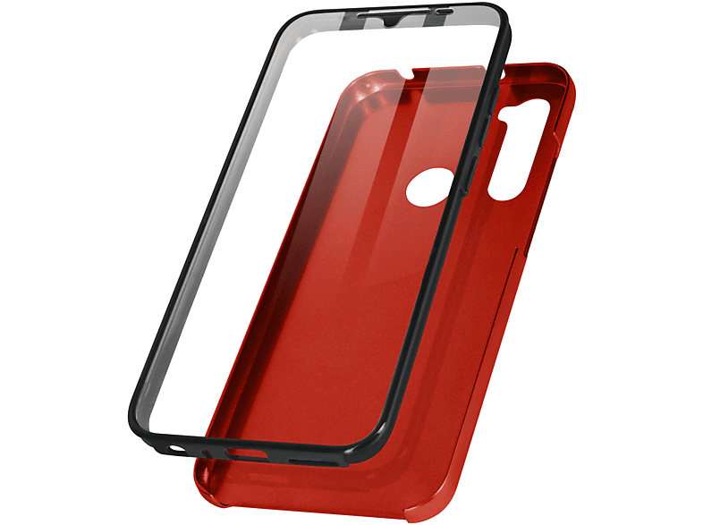 AVIZAR Rundumschutz Series, Full Cover, Xiaomi, Redmi Note 8, Rot