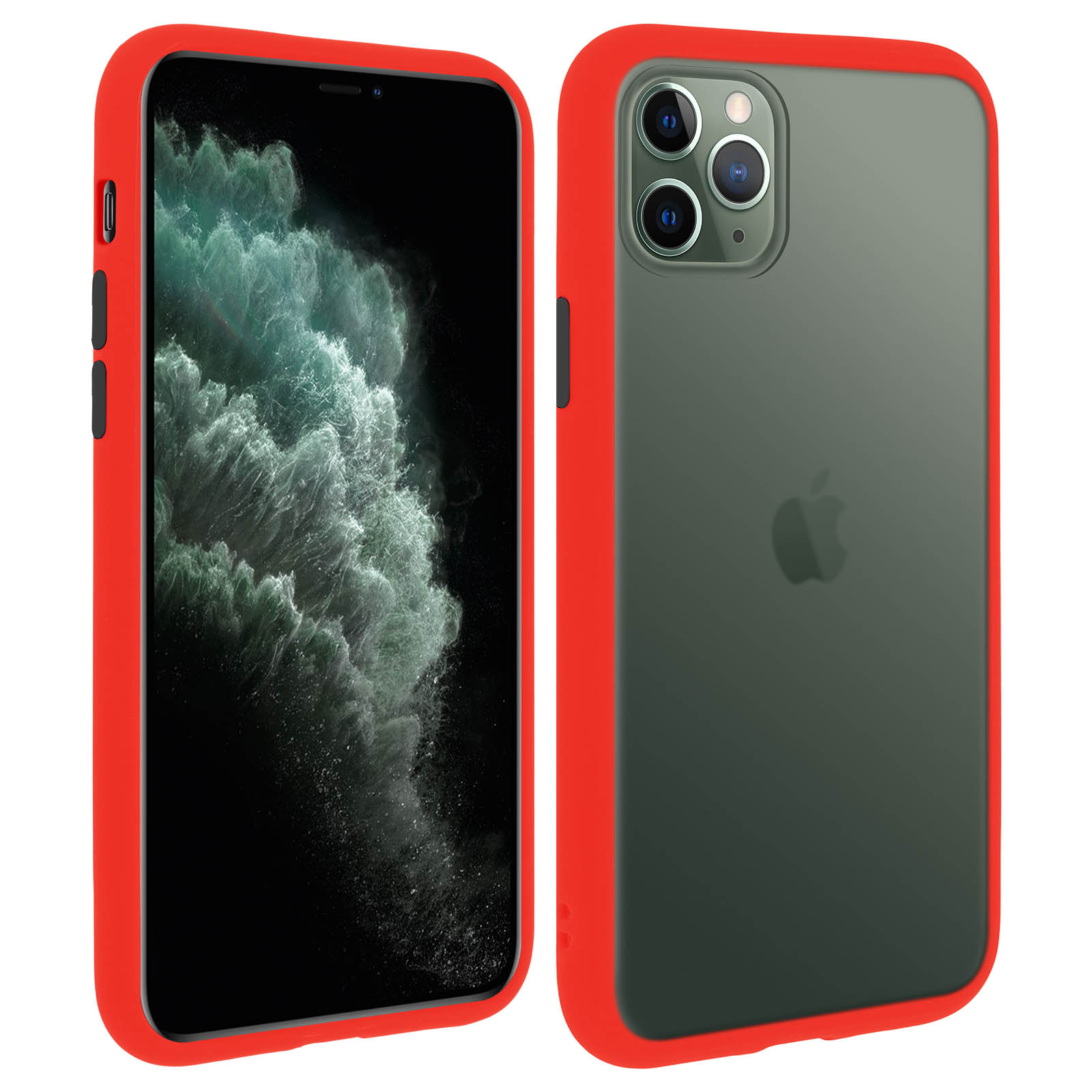 Rot Series, Pro Apple, iPhone 11 Max, Backcover, AVIZAR Peach