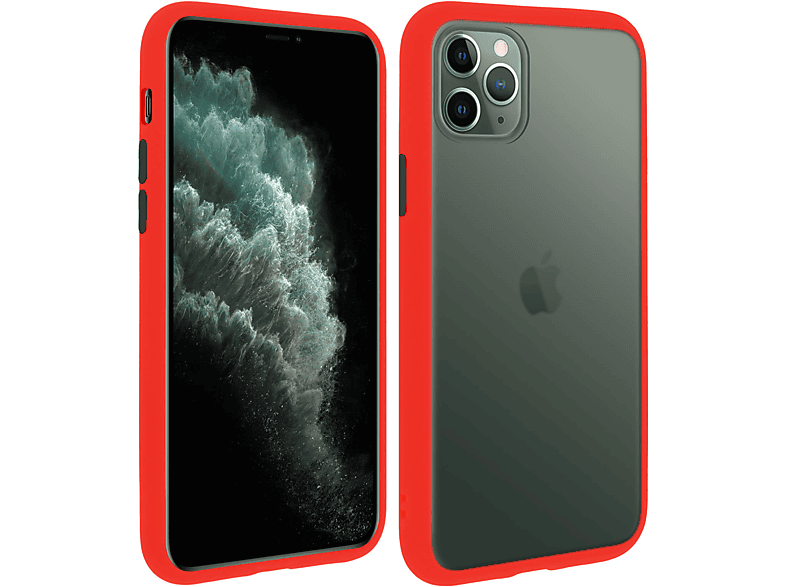 AVIZAR Peach Series, Backcover, Apple, iPhone 11 Pro Max, Rot