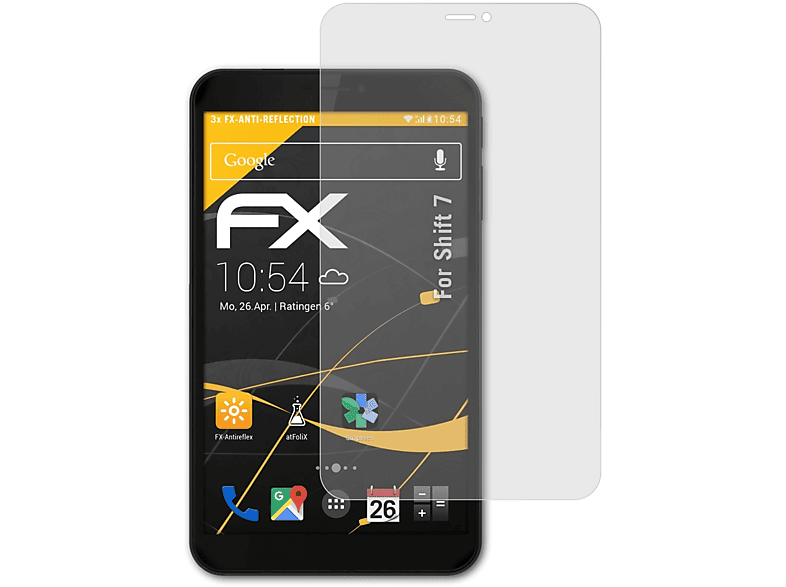 ATFOLIX Shift Displayschutz(für 3x 7) FX-Antireflex