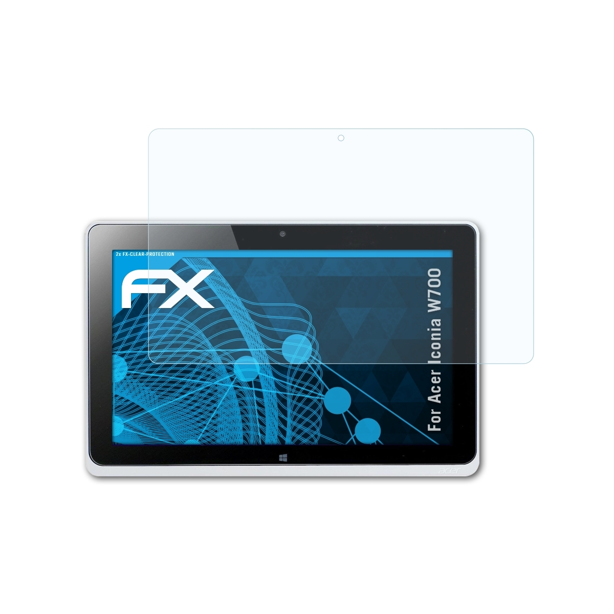 ATFOLIX 2x FX-Clear Iconia W700) Displayschutz(für Acer