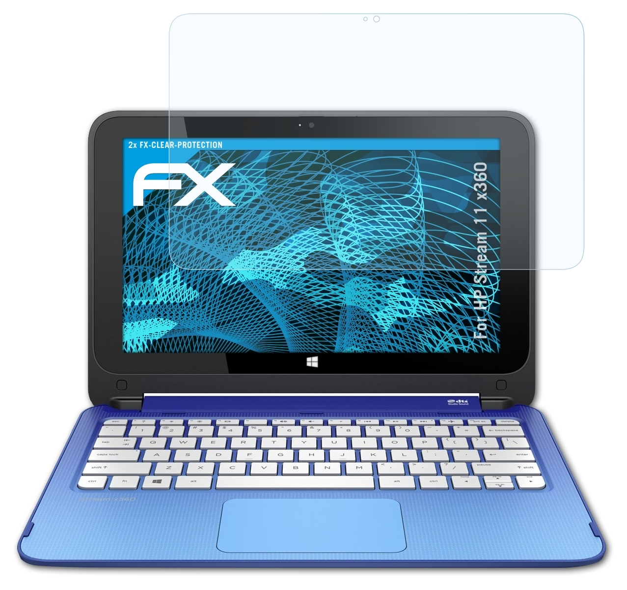 ATFOLIX 2x FX-Clear Displayschutz(für x360) HP Stream 11