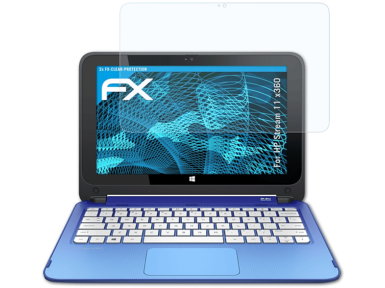 ATFOLIX 2x FX-Clear Displayschutz(für x360) HP Stream 11