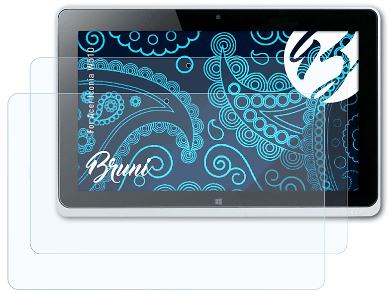 Basics-Clear 2x Iconia Schutzfolie(für BRUNI Acer W510)