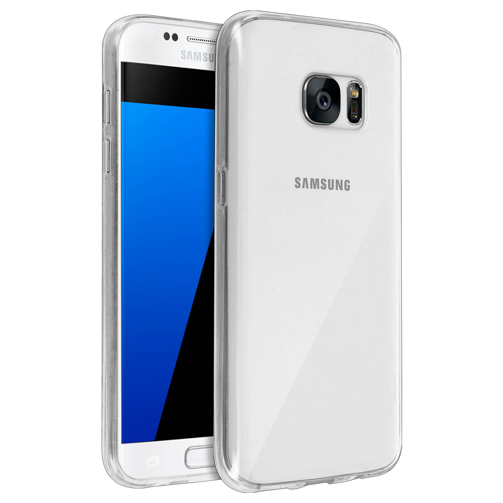 Samsung, AVIZAR Uclear Backcover, Transparent S7, Series, Galaxy