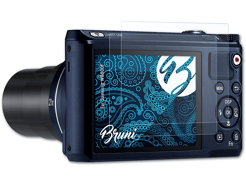 WB800F) BRUNI 2x Schutzfolie(für Samsung Basics-Clear