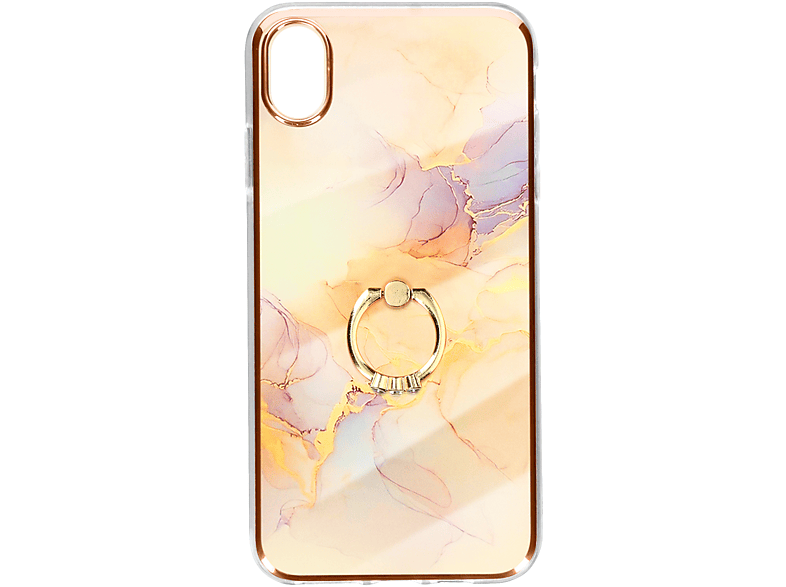 AVIZAR Marmormuster Series, Backcover, Apple, iPhone XR, Rosegold