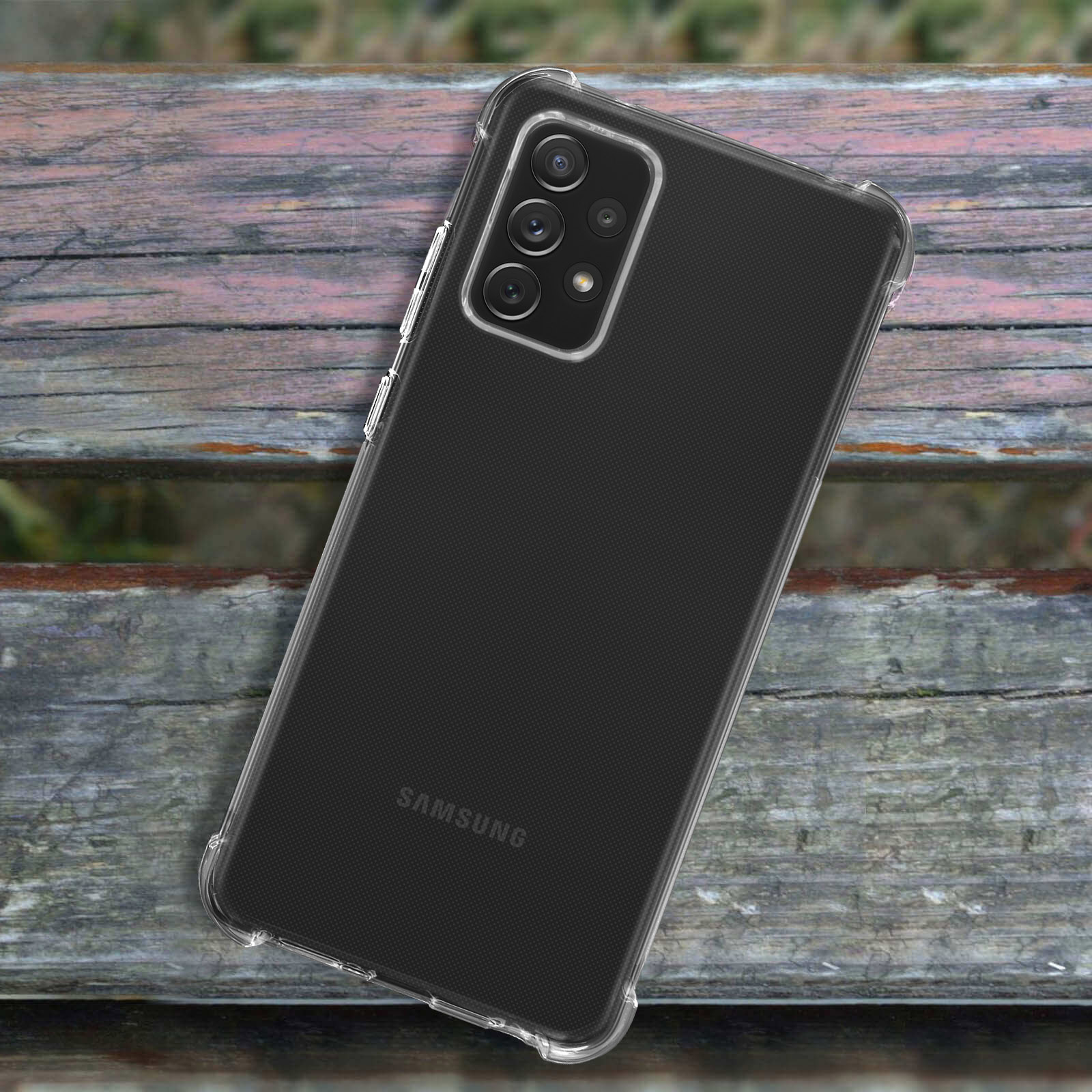 AKASHI Bumper Series, Samsung, Backcover, Transparent Galaxy A72
