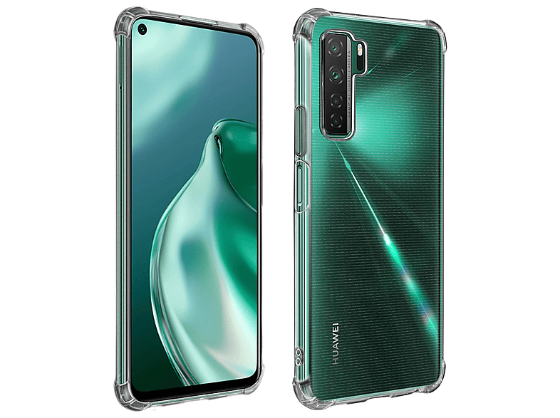 Custodia Per Huawei P40 5G Morbida Trasparente Antigiallimento Con Stampa Volpe Rossa