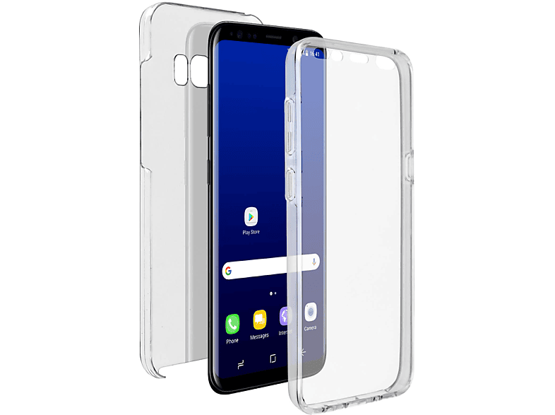 AVIZAR Rundumschutz Series, Full Cover, Galaxy Samsung, Plus, S8 Transparent