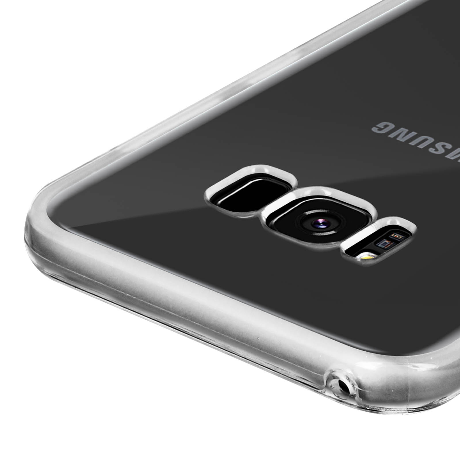 AVIZAR Rundumschutz Plus, Cover, Full Series, Transparent S8 Galaxy Samsung