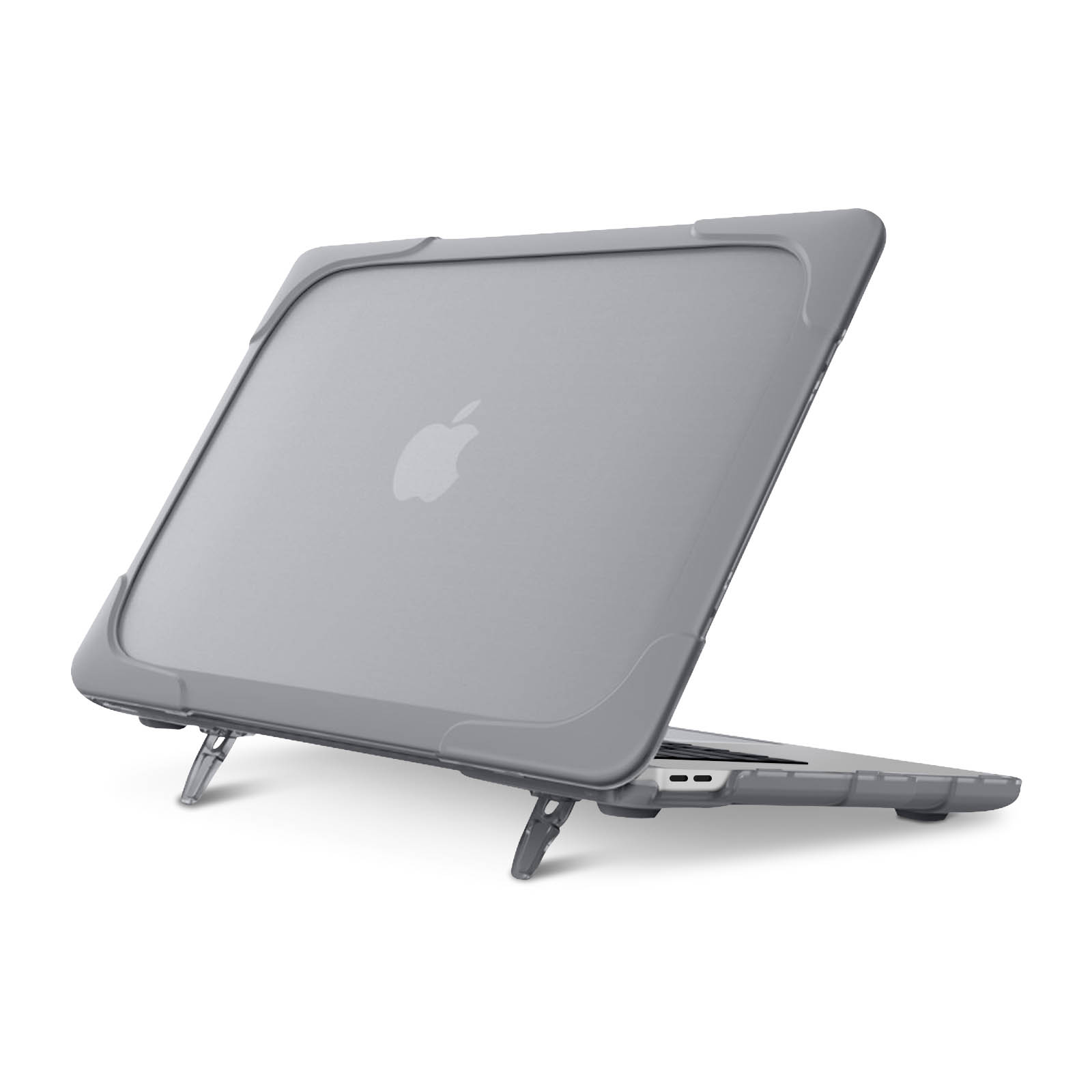 Ein Tablet mit Displayschutz und transparenter Hülle.
