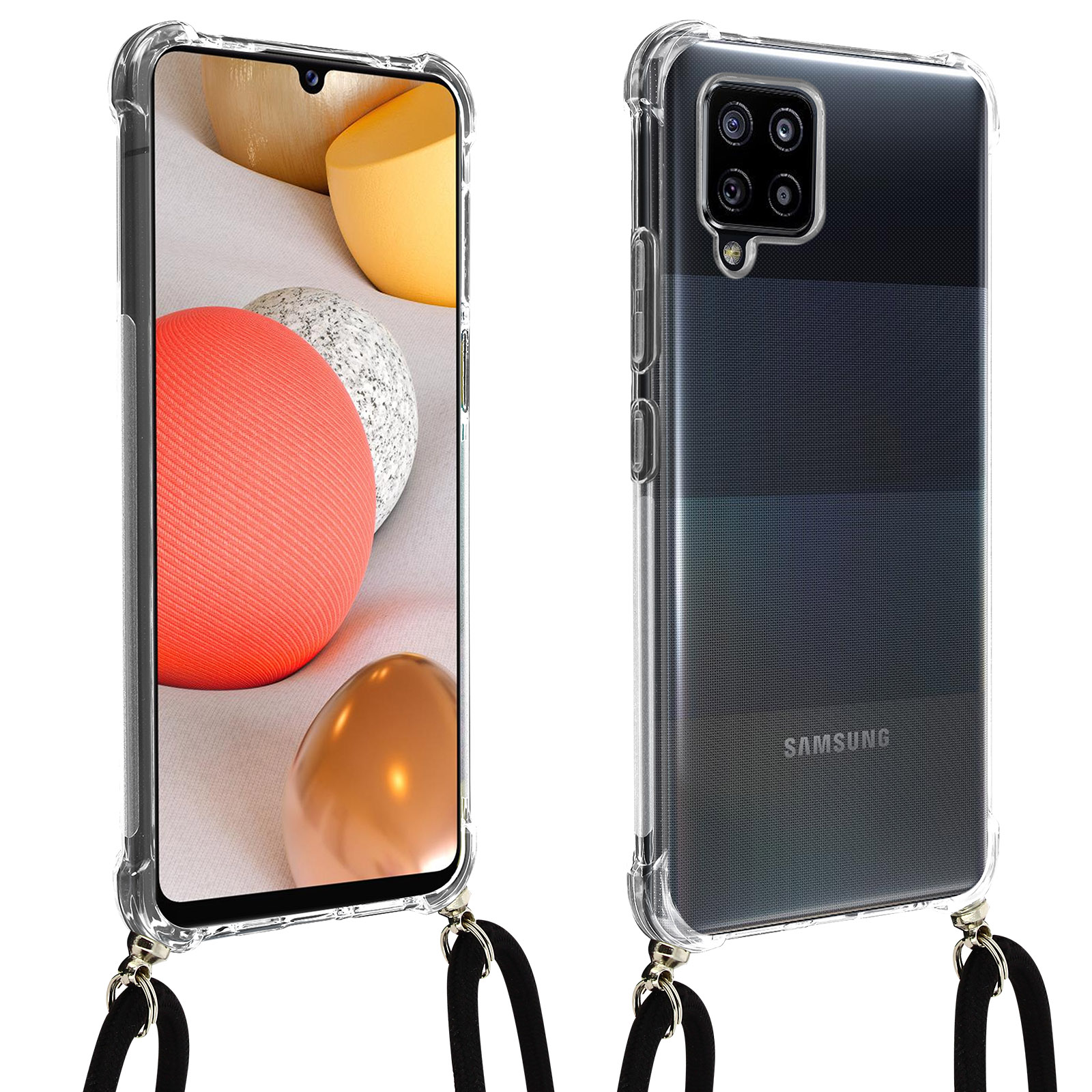 Samsung, A42, Galaxy Style Backcover, AKASHI Transparent Series,