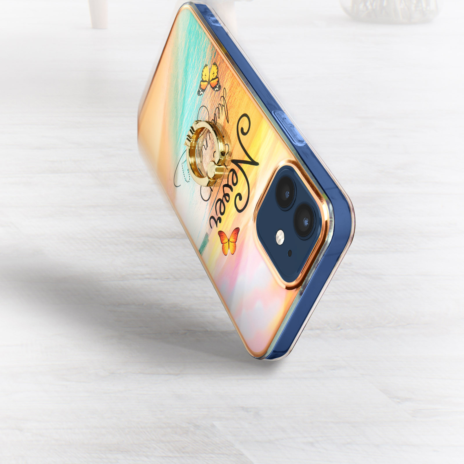 AVIZAR Never Stop Apple, iPhone Dreaming Backcover, 12 Orange Mini, Series
