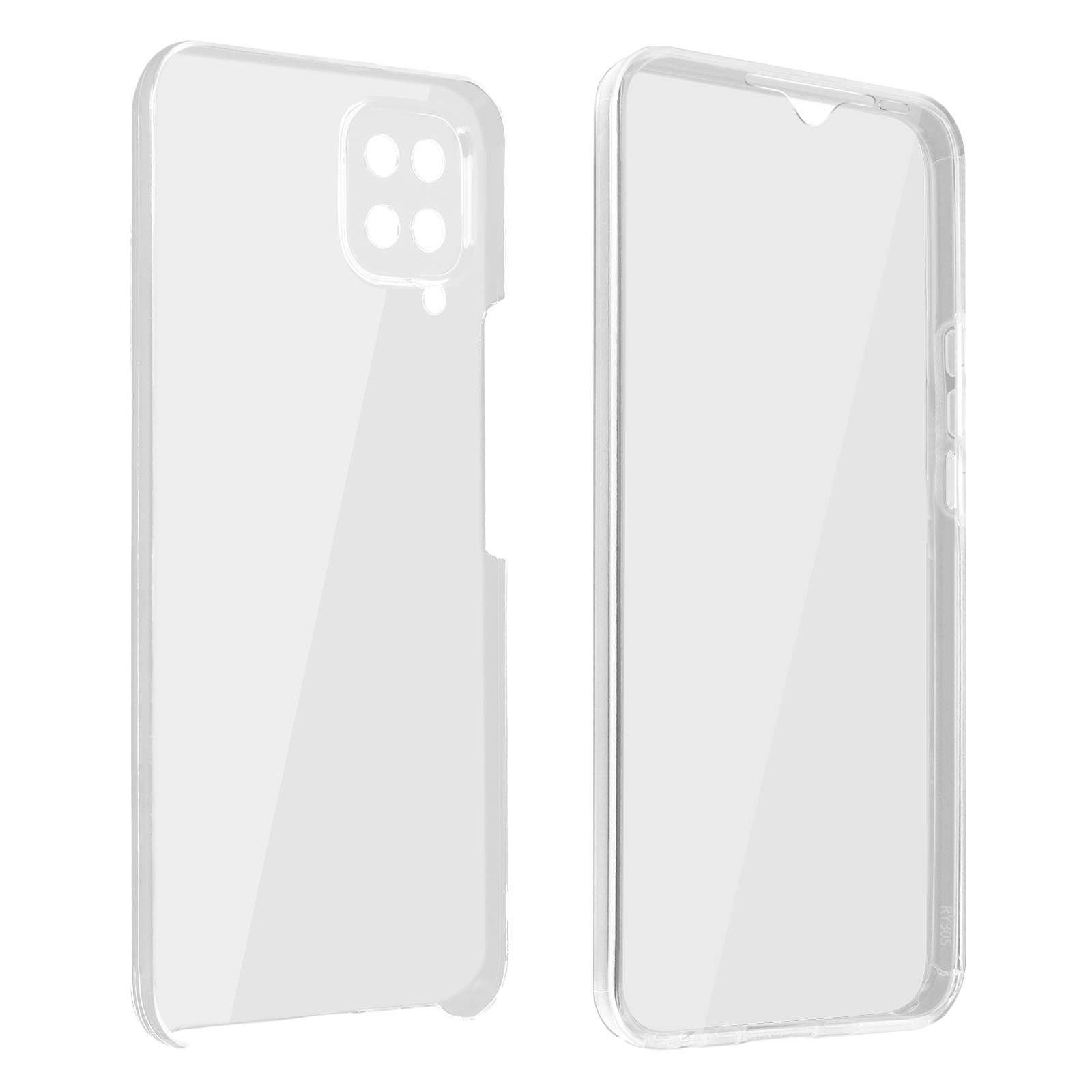 Deux coques de téléphone transparentes.