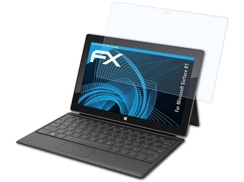 RT) Surface 2x Displayschutz(für FX-Clear ATFOLIX Microsoft